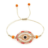 Rice Ball Bracelet Devil's Eye Bohemia Beaded Bracelet