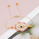 Rice Ball Bracelet Devil's Eye Bohemia Beaded Bracelet