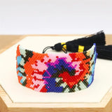 Bohemia Colorful Rice Ball Bracelet Hand Woven Adjustable Unisex Beaded Bracelet
