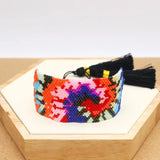 Bohemia Colorful Rice Ball Bracelet Hand Woven Adjustable Unisex Beaded Bracelet