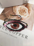 Rice Ball Bracelet Hand woven Hyperbole eye Versatile Adjustable