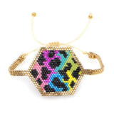 Hand Woven Rice Ball Bracelet Bohemia Adjustable Unisex Beaded Bracelet