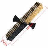 Rice Ball Bracelet Retro Stripe Bohemia Adjustable Beaded Bracelet