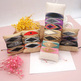 Rice Ball Bracelet Handwoven Retro Bohemia Adjustable Unisex Beaded Bracelet