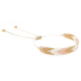 Rice Ball Bracelet Adjustable Unisex Bohemia Beaded Bracelet