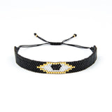 Adjustable Lucky Eye Multi-Layer Beaded Bracelet