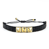 Adjustable Lucky Eye Multi-Layer Beaded Bracelet