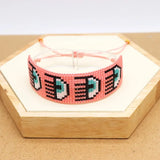 Rice Ball Bracelet Hand woven Devil's Eye Adjustable Simplicity Unisex