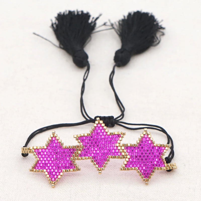 Hand Woven Rice Ball Bracelet, Boho Unisex Beaded Bracelet