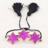 Hand Woven Rice Ball Bracelet, Boho Unisex Beaded Bracelet