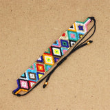 Rainbow Geometry Bohemia Beaded Bracelet