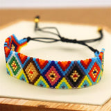 Rainbow Geometry Bohemia Beaded Bracelet