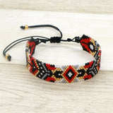 Bohemia Rice Ball Bracelet Adjustable Hand woven Beaded Bracelet