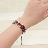 Bohemia Rice Ball Bracelet Adjustable Hand woven Beaded Bracelet