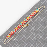 Hand Woven Rice Ball Bracelet Unisex Bohemia Beaded Bracelet