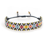 Geometric Hand-Woven Rice Ball Bracelet