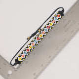 Geometric Hand-Woven Rice Ball Bracelet