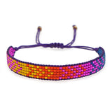 Hand Woven Rice Ball Bracelet Retro Bohemia Geometric Unisex Beaded Bracelet