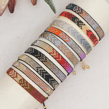 Hand Woven Rice Ball Bracelet Retro Bohemia Geometric Unisex Beaded Bracelet