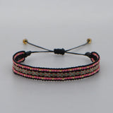 Rice Ball Bracelet Handwoven Bohemia Unisex Beaded Bracelet