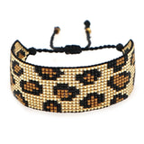 Leopard Print Bohemia Beaded Bracelet