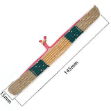 Bohemia Beaded Bracelet Retro Style Hand-woven Multi-layer Alloy Bracelet