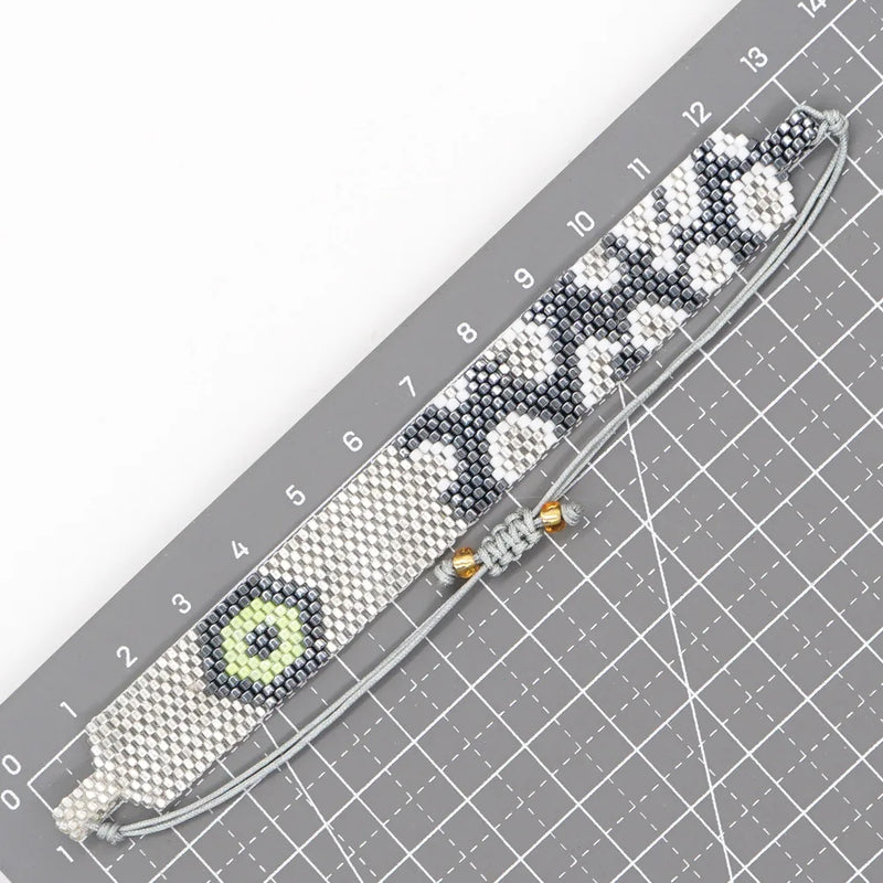 Boho Hand Woven Rice Ball Bracelet - Unisex Beaded