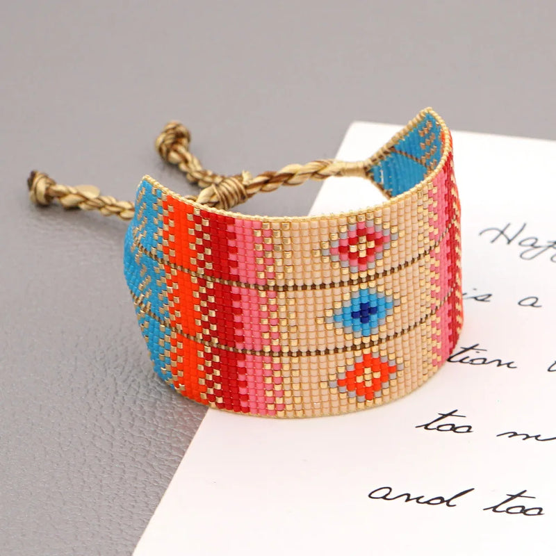 Rice Ball Bracelet Simplicity Pattern Blocking Bohemia Style