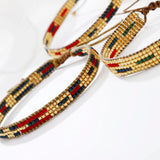 Retro Bohemia Hand-knit Rice Bead Bracelet