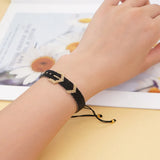 Leopard Print Punk Dark Bohemia Beaded Rice Bead Bracelet