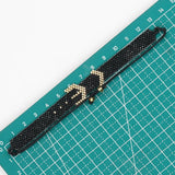 Leopard Print Punk Dark Bohemia Beaded Rice Bead Bracelet