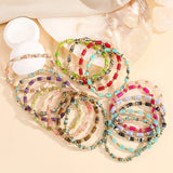 Rice Bead Bracelet Hand knitting Beading Natural stone Retro nation Bohemia geom