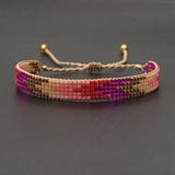 Retro Splicing Bohemia Adjustable Beaded Bracelet