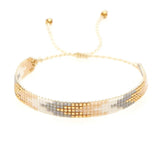 Retro Splicing Bohemia Adjustable Beaded Bracelet