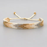 Retro Splicing Bohemia Adjustable Beaded Bracelet