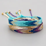 Retro Splicing Bohemia Adjustable Beaded Bracelet