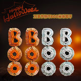 Halloween BOO Beaded Earrings Retro Tassel