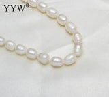 8-9mm Rice Freshwater Pearl Beads DIY Necklace Bracelet Jewelry Making