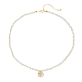 Rice Grain Shape Pearl Necklace Baroque Clavicle Star Pendant Everyday Jewelry
