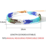 Rice Bead Anklets Hand Weaving Bohemia Bracelet