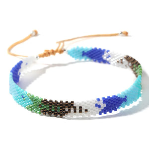 Rice Bead Anklets Hand Weaving Bohemia Bracelet