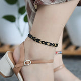 Rice Bead Anklets Hand Weaving Bohemia Simplicity Beaded Anklet