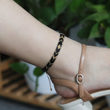 Rice Bead Anklets Hand Weaving Bohemia Simplicity Beaded Anklet