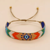Bohemian Beaded Bracelet Christmas Tree Heart Rhombus