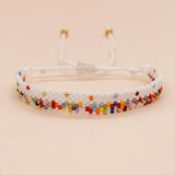 Bohemian Beaded Bracelet Christmas Tree Heart Rhombus