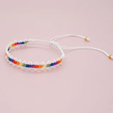 Hand-woven Beaded Bracelet Gradient Flower Personalized