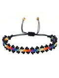 Hand-woven Beaded Bracelet Gradient Flower Personalized