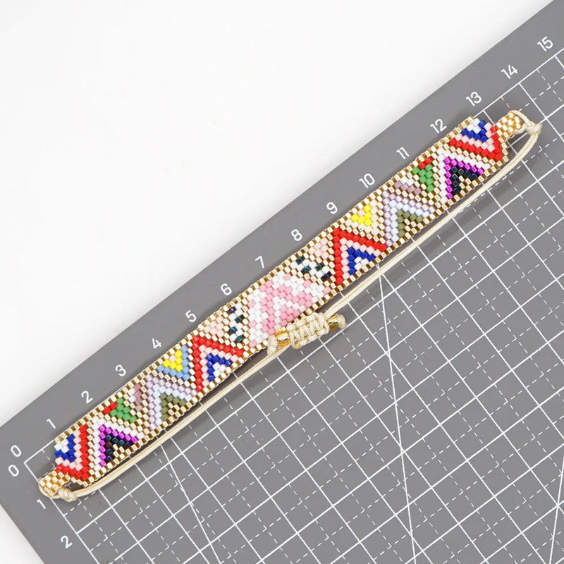 Rice Bead Bracelet Geometric Minimalist Bohemian Personalized