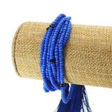 Bohemia Rice Bead Bracelet - Adjustable Multilayer Unisex