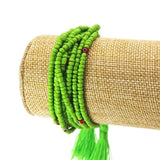 Bohemia Rice Bead Bracelet - Adjustable Multilayer Unisex
